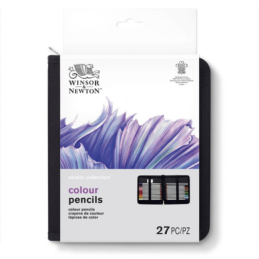 Winsor Newton Studio Collection Colour Pencils Wallet 26 Set