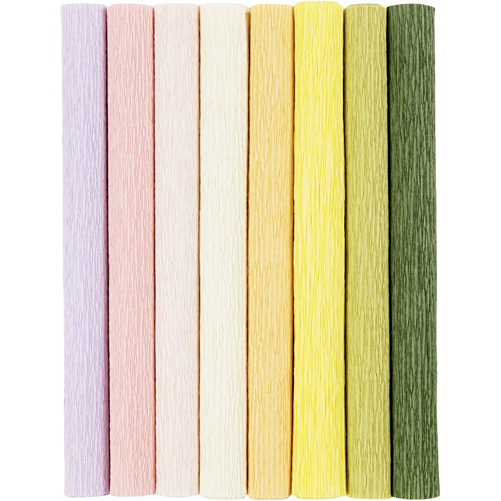 Creativ Crepe Paper Sheets 25x60cm (Crêpe ratio: 180%, 105g)