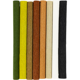 Creativ Crepe Paper Sheets 25x60cm (Crêpe ratio: 180%, 105g)