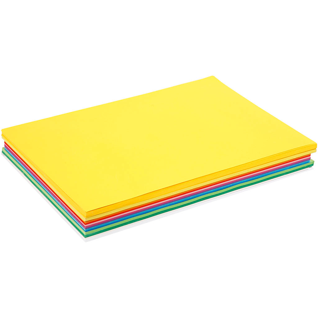 Spring Cardboard, A6, sheet 105x148 mm, 180 g, assorted colours, 120 ass sheets/ 1 pack