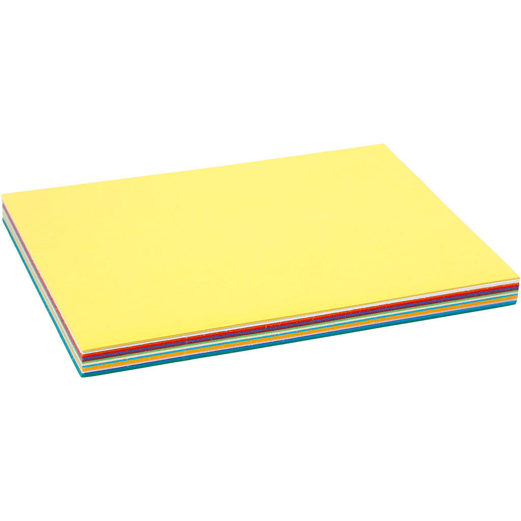 Spring Cardboard, A6, sheet 105x148 mm, 180 g, assorted colours, 120 ass sheets/ 1 pack