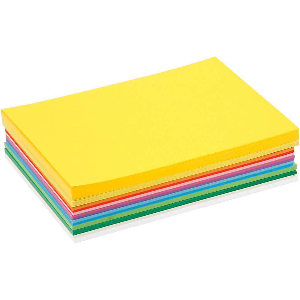 Spring Cardboard, A6, sheet 105x148 mm, 180 g, assorted colours, 120 ass sheets/ 1 pack