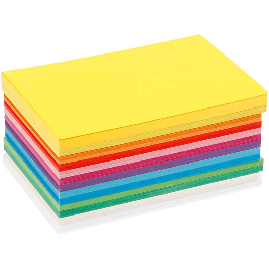 Spring Cardboard, A6, sheet 105x148 mm, 180 g, assorted colours, 120 ass sheets/ 1 pack
