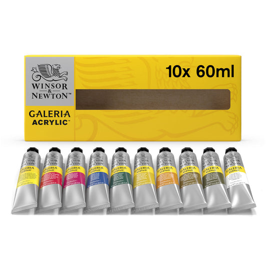 Galeria Acrylic Galeria 10x60ml Tube Set