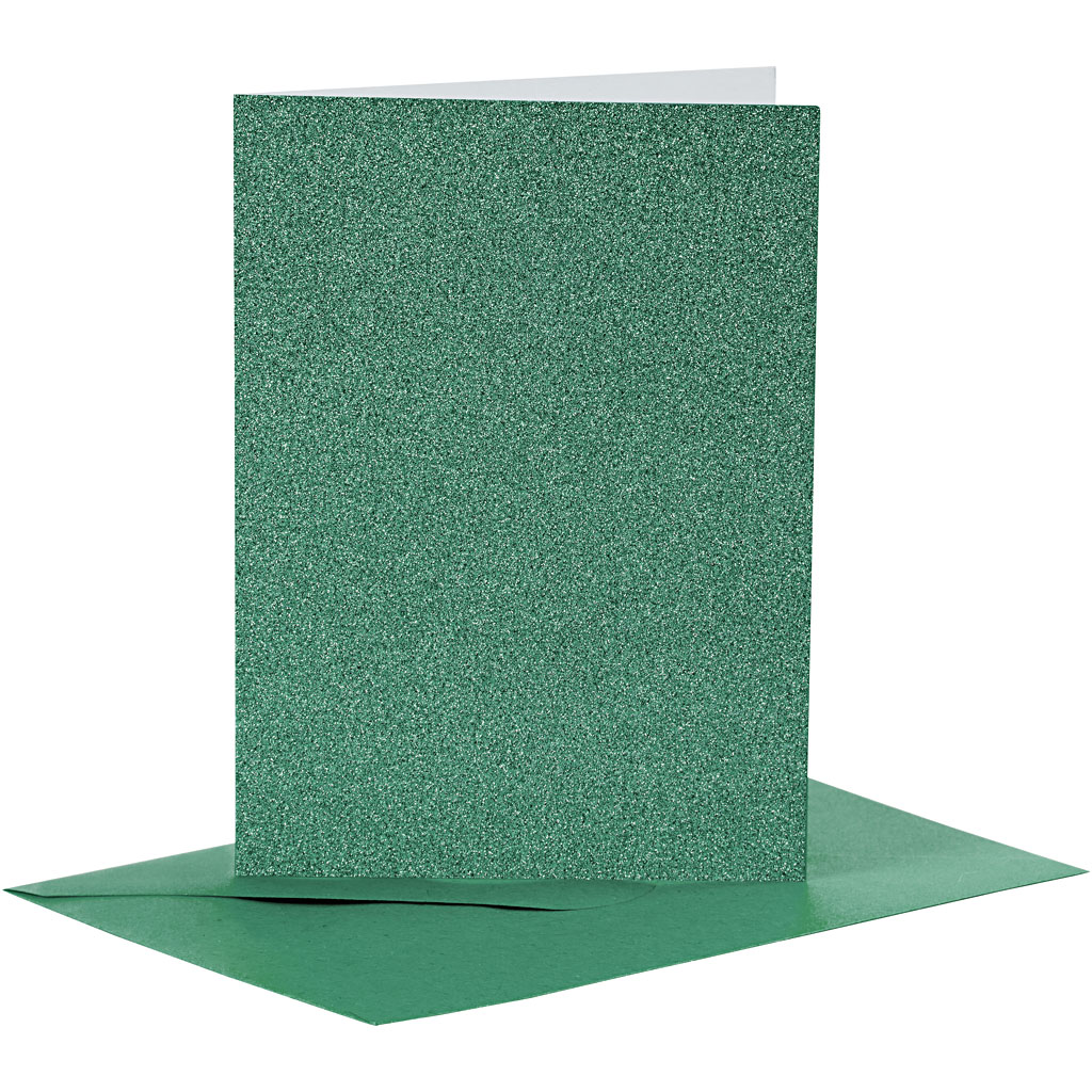 Creativ Glitter Finish Card & Envelope Blanks Various Sizes