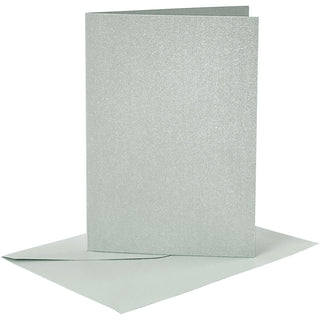 Creativ Pearlescent Finish Card & Envelope Blanks Various Sizes