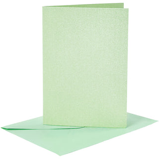 Creativ Pearlescent Finish Card & Envelope Blanks Various Sizes