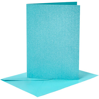 Creativ Pearlescent Finish Card & Envelope Blanks Various Sizes