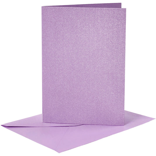 Creativ Pearlescent Finish Card & Envelope Blanks Various Sizes