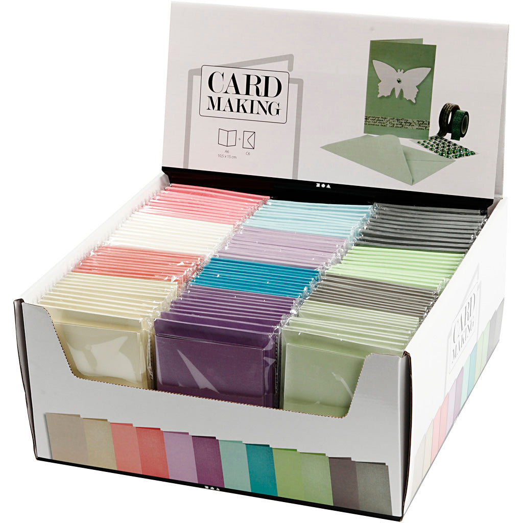 Creativ Coloured Card & Envelope Blanks Various Sizes