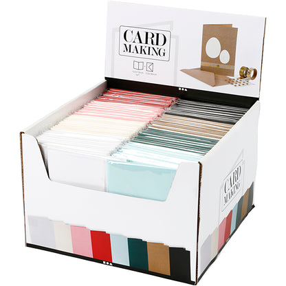 Creativ Coloured Card & Envelope Blanks Various Sizes