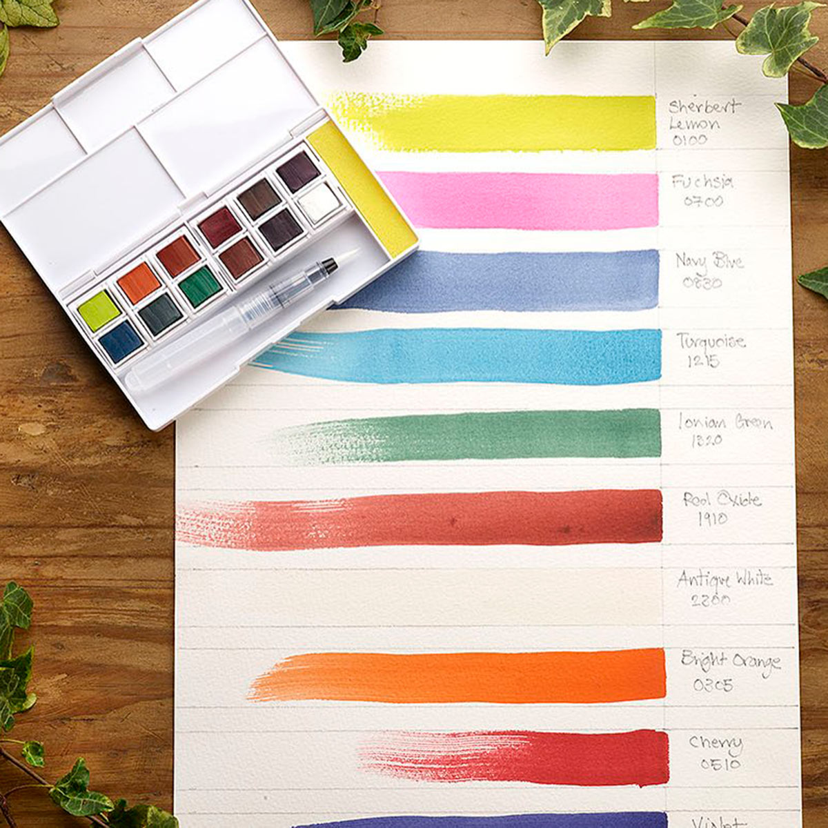 Inktense Paint Palette