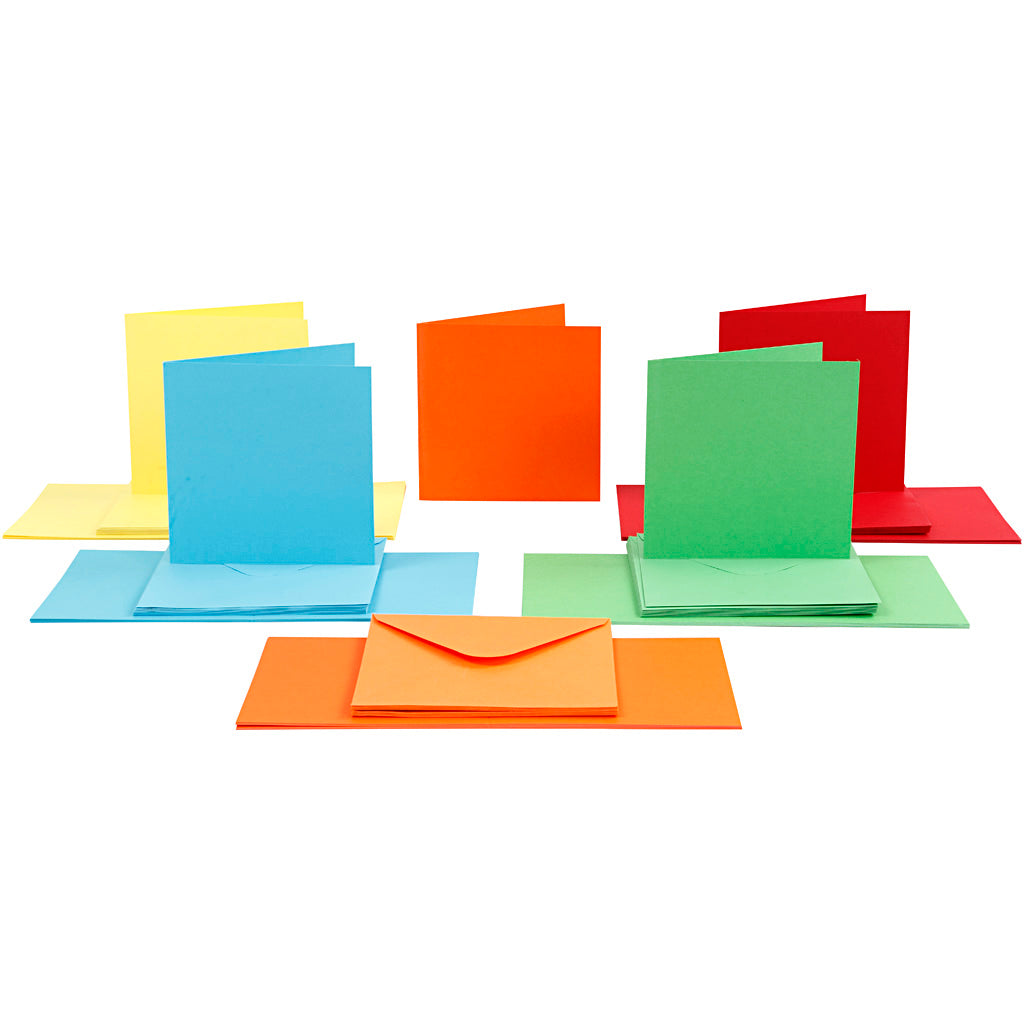 Creativ Coloured Card & Envelope Blanks Various Sizes