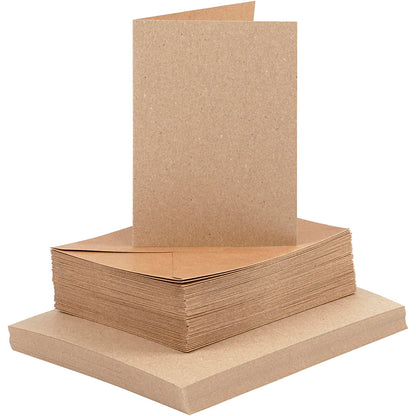 Creativ Coloured Card & Envelope Blanks Various Sizes