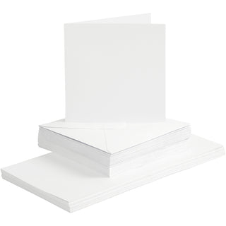 Creativ Coloured Card & Envelope Blanks Various Sizes