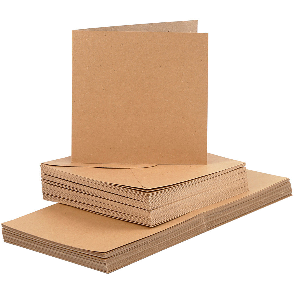 Creativ Coloured Card & Envelope Blanks Various Sizes
