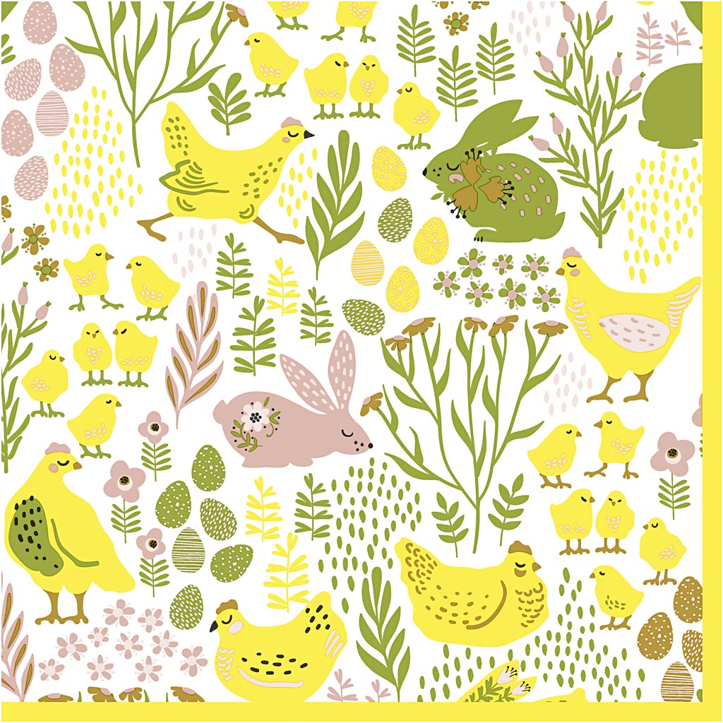 Creativ Table Napkins Various Designs 3-ply