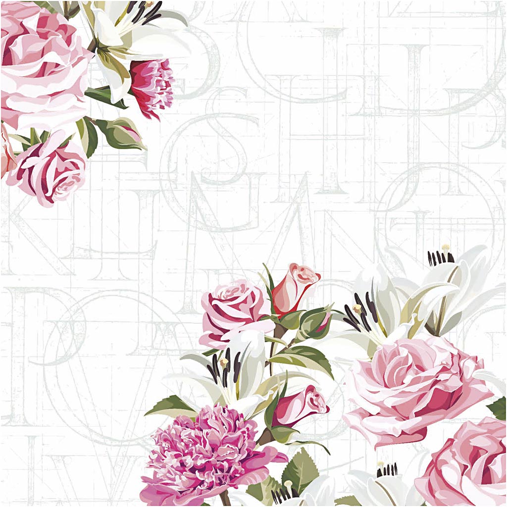 Creativ Table Napkins Various Designs 3-ply