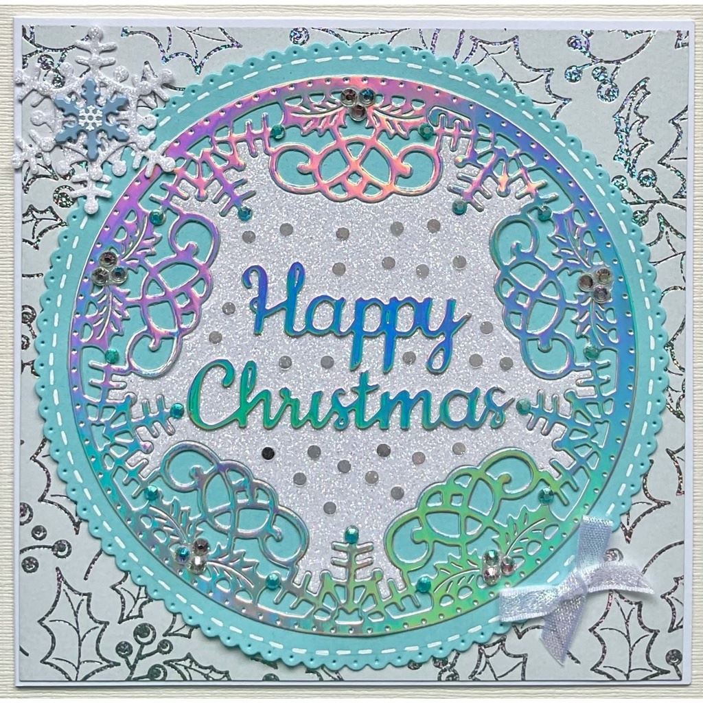 Warm Winter Wishes Frame Sweet Dixie Cutting Die