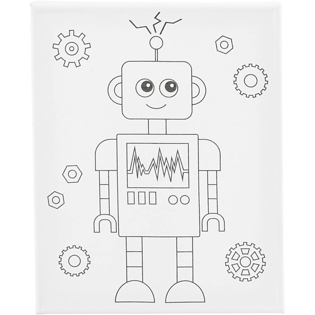 Creativ Colour-in Canvas Various Themes