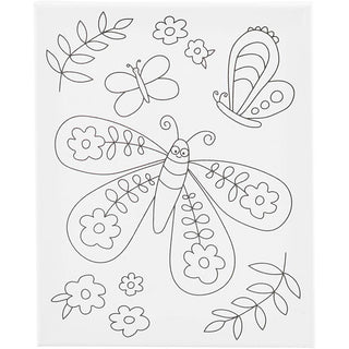 Creativ Colour-in Canvas Various Themes