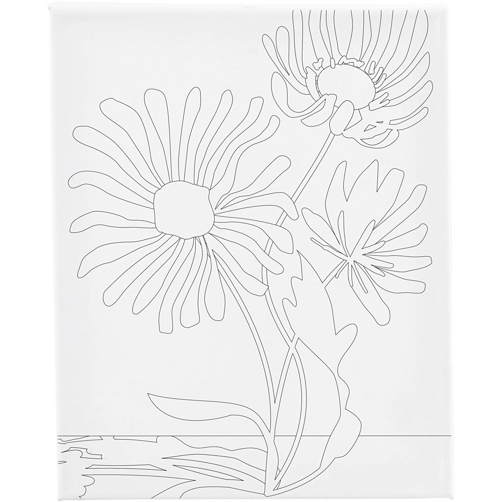 Creativ Colour-in Canvas Various Themes