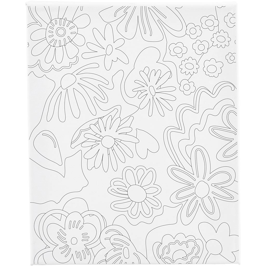Creativ Colour-in Canvas Various Themes