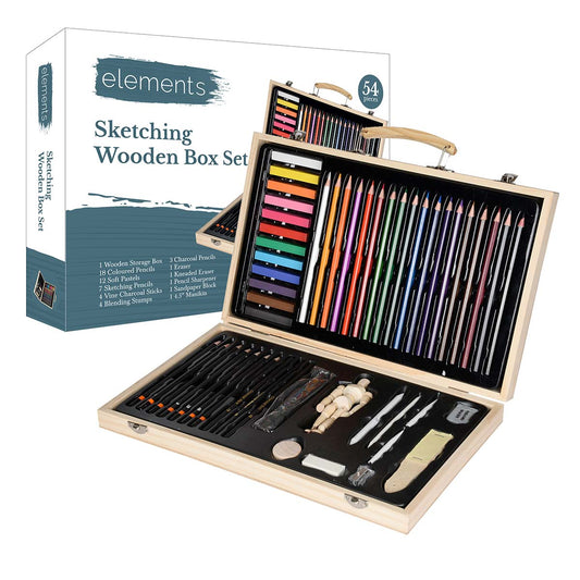 Elements Wooden Sketching Art Set