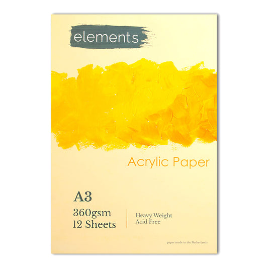 Elements Acrylic Pad 360gsm