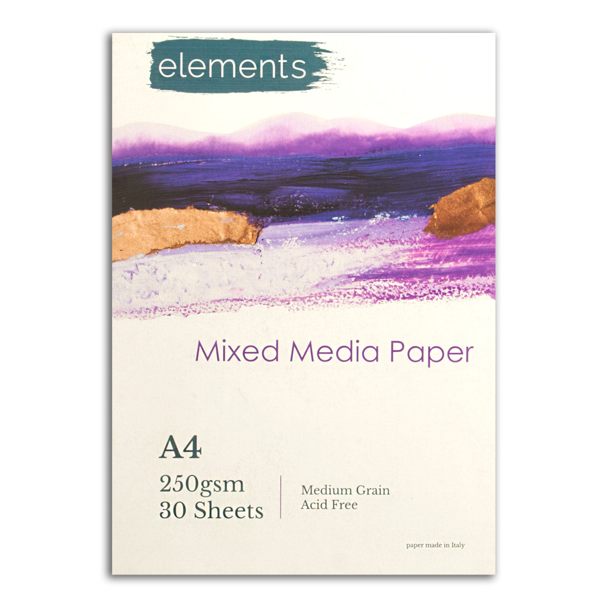 Elements Mixed Media Pad 250gsm