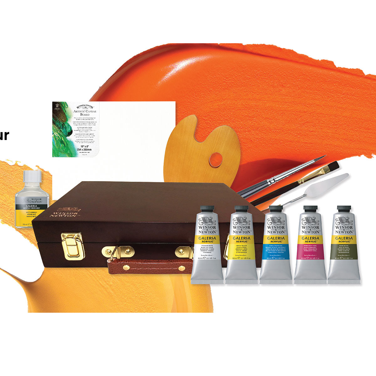 Winsor and Newton Galeria Acrylic Heritage Box