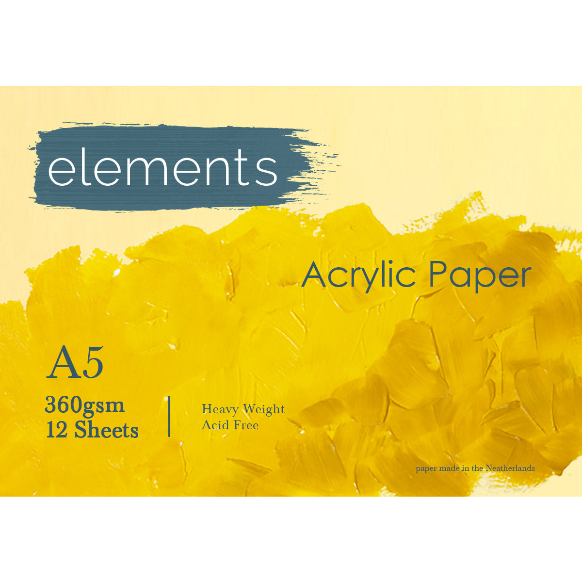 Elements Acrylic Pad 360gsm