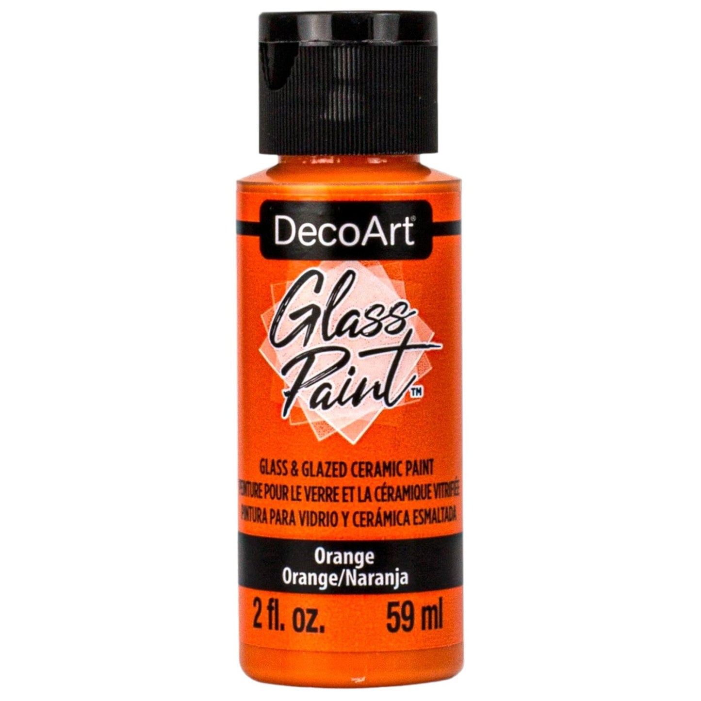 Orange Glass Paint - 2Oz.