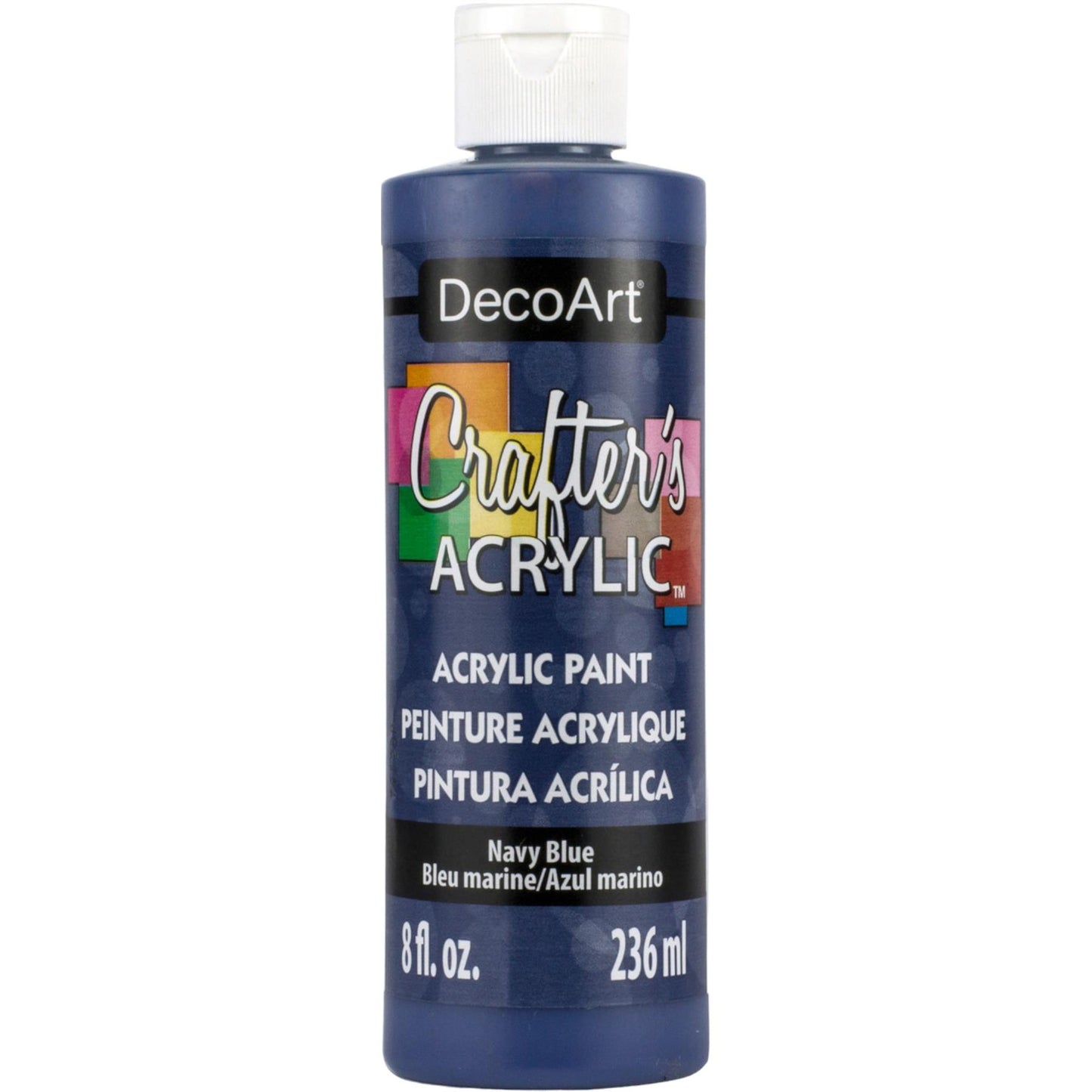 Navy Blue Crafters Acrylic 8Oz