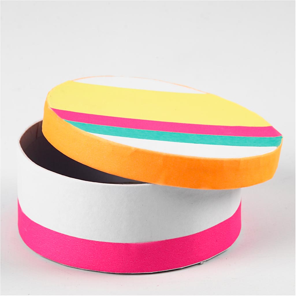 Boxes, dia. 5,5-16 cm, Content may vary , white, 168 asstd./ 1 pack