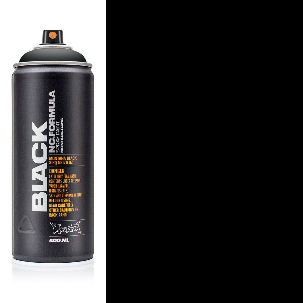 Montana BLACK Spray Paints 1to75