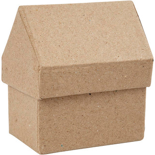 House Shaped Papier Mache Boxes