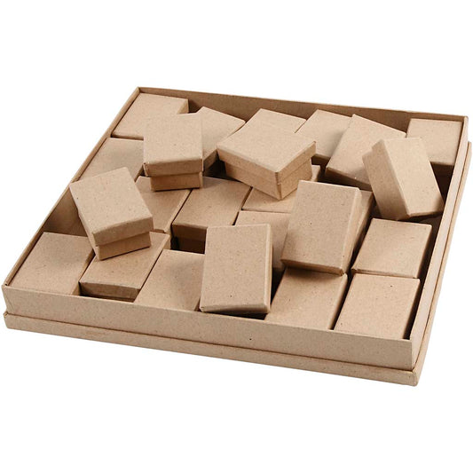 Handmade papier-mâché boxes.
