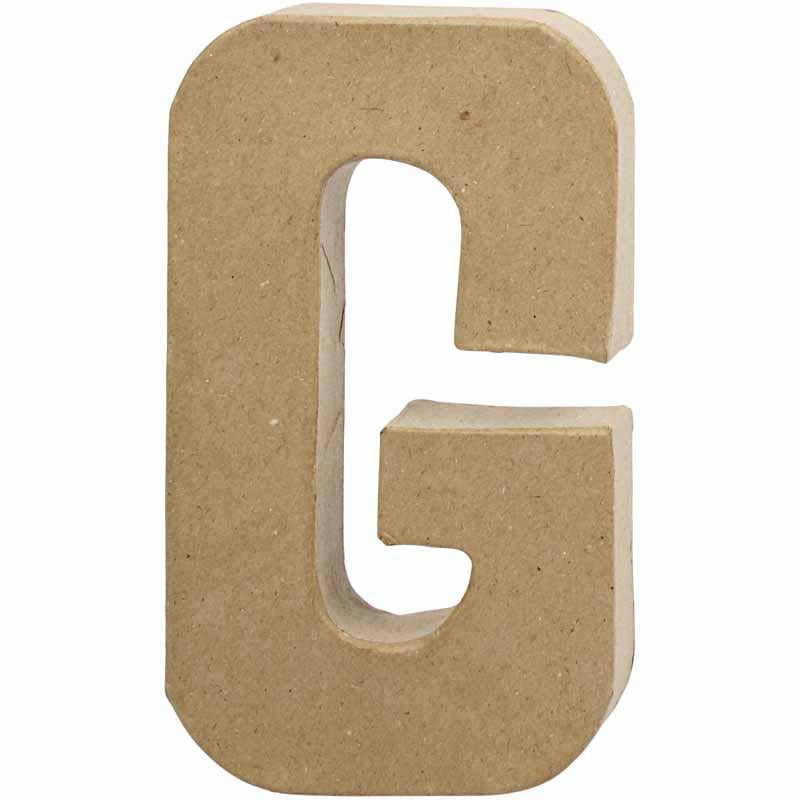 Handmade Papier Mâché Letters A-Z 10cm
