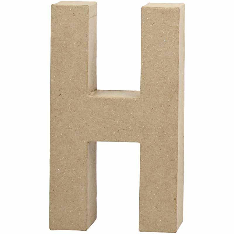 Handmade Papier Mâché Letters A-Z 10cm