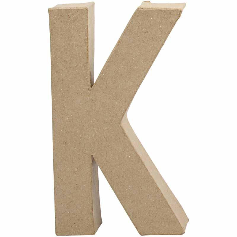 Handmade Papier Mâché Letters A-Z 10cm
