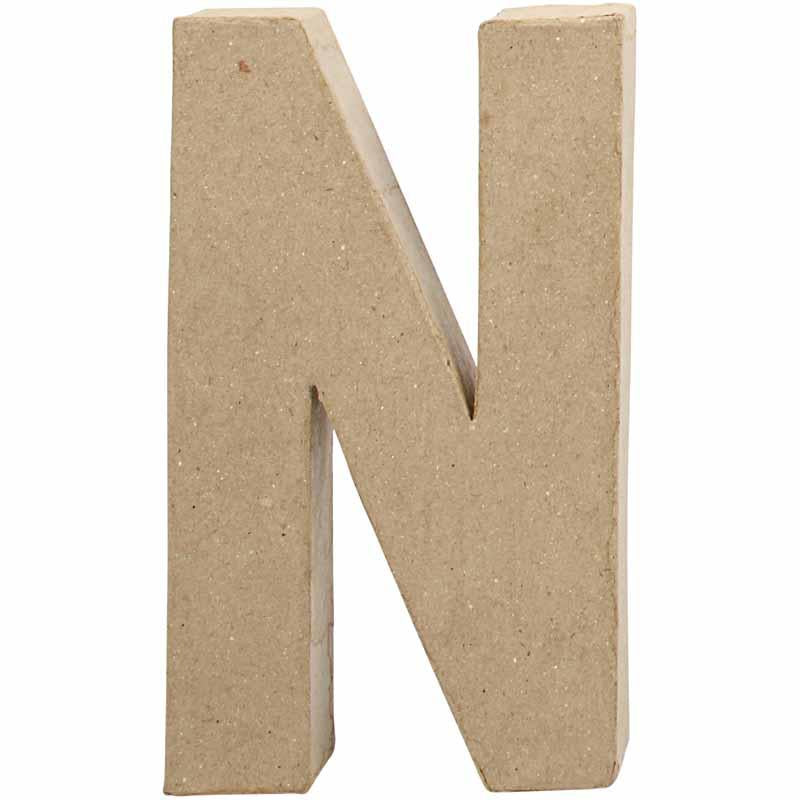 Handmade Papier Mâché Letters A-Z 10cm