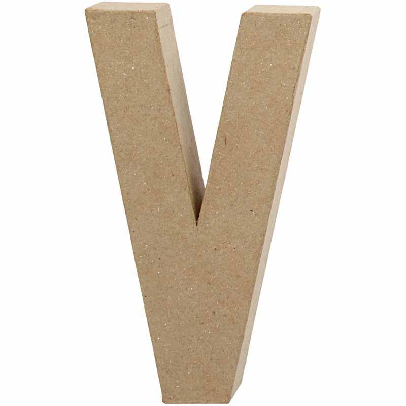 Handmade Papier Mâché Letters A-Z 10cm