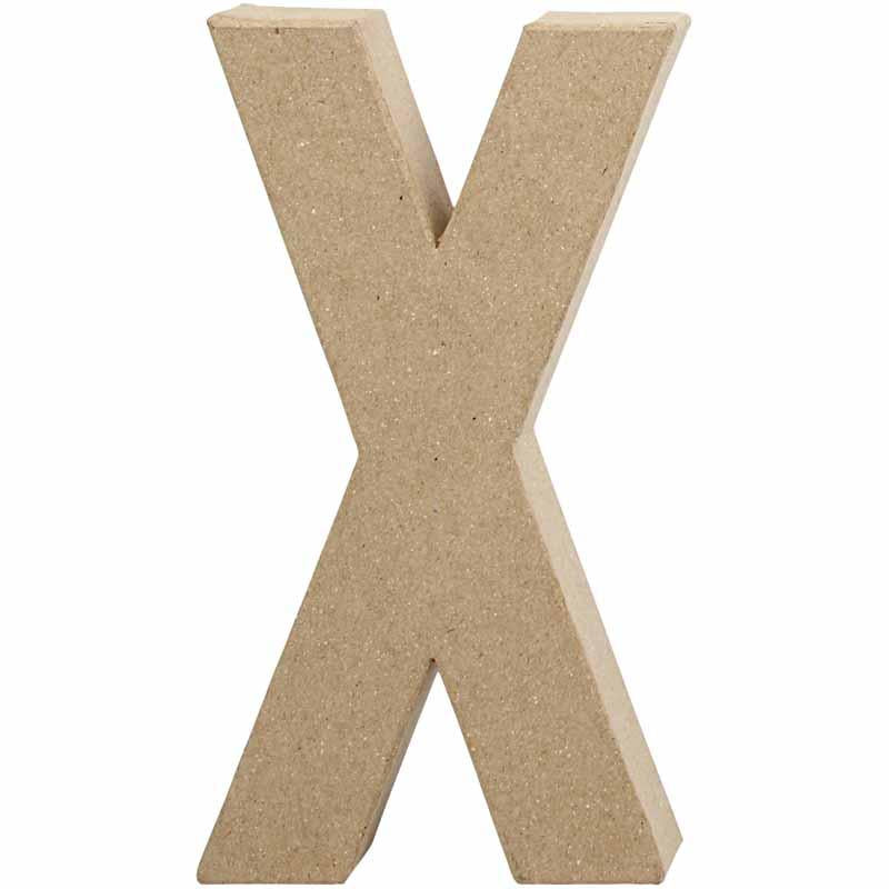 Handmade Papier Mâché Letters A-Z 10cm
