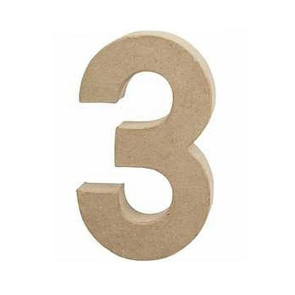 Papier Mâché Letters and Numbers - 10 cm-20.5 cm