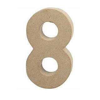 Papier Mâché Letters and Numbers - 10 cm-20.5 cm