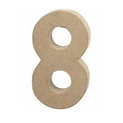 Papier Mâché Letters and Numbers - 10 cm-20.5 cm