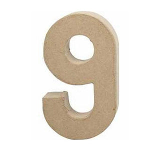 Papier Mâché Letters and Numbers - 10 cm-20.5 cm