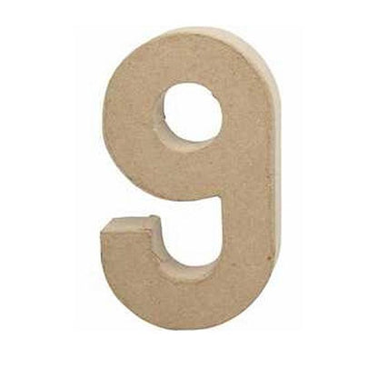 Papier Mâché Letters and Numbers - 10 cm-20.5 cm