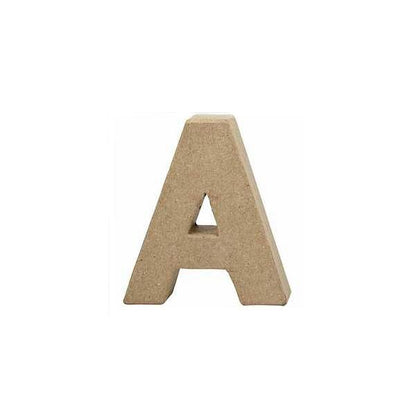 Papier Mâché Letters and Numbers - 10 cm-20.5 cm